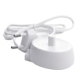 Miniatyrbillede 1 af 4: 1 stk. oplader til elektrisk tandbørste med tandbørsteholder hvid
