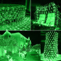 Miniatyrbilde 3 av 4: Solcelle Net Lights, 3m x 2m Net Solcelle String Lights, Vanntett Sol