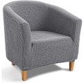 Miniatyrbild 1 av 5: Fåtöljöverdrag, Jacquard Stretch Tub Chair Soffa Överdrag (Bad C