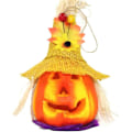 Pikkukuva 1 / 4: Kurpitsalamppu Hallowee Kurpitsalyhty Valot LED Kurpitsavalo fo