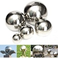 Miniatyrbilde 4 av 5: Speilball 15 cm i diameter i skinnende sølvpolert rustfritt stål