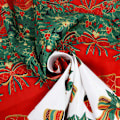 Miniatyrbild 3 av 4: Rektangulär Julduk i Polyester Fläckbeständig Jul