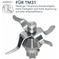 Miniatyrbild 4 av 5: Ersättningsblad för Thermomix TM31 från Vorwerk, inklusive tätning
