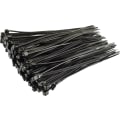 Miniatyrbillede 1 af 5: Nylon Kabelbinder - 100mm x 2.5mm - Sort - Ultra Stærk Kabelbinder