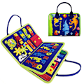 Miniatyrbilde 1 av 5: Travel Busy Board 3 Layer Montessori Sensory Toy Gift for 1 2 3 Year Old