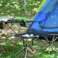 Miniatyrbild 2 av 5: (Svart - S) Fällbar Tripod Pall för Camping, Fällbar 3-Bens C