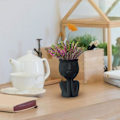 Miniatyrbillede 5 af 5: Udendørs vase menneskeformet harpiks blomsterpotte tørret blomst have de