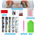 Miniatyrbilde 2 av 5: (47) 2 stk DIY Diamantmaleri Julekit, 5D Jule Emb