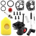 Förgasarsats för Briggs & Stratton gräsklippare 499809 498809A 49