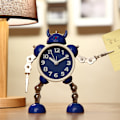 Miniatyrbild 1 av 4: Robotväckarklocka för barn, pojkar, analog väckarklocka