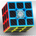 Miniatyrbilde 3 av 4: 1 stk. 3x3 Speed ​​Cube i karbonfiber, 3x3 Magic Cube i karbonfiber, F