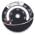 Miniatyrbillede 1 af 5: Magnetisk brændeovnsrørstermometer Pejs Røgbrænder Tempe