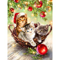 Miniatyrbilde 1 av 5: （20）DIY Diamantmaleri Julekit, 5D Julebroderi D