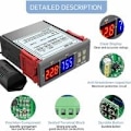 Pikkukuva 2 / 5: STC-3028 Digitaalinen lämpötila- ja kosteusohjain 110-220V Humidif