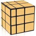 Miniatyrbillede 1 af 5: Spejlterning 3x3 Speed ​​Cube Guld Spejl Blokke Terning 3x3x3 Differ