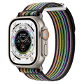 Miniatyrbillede 1 af 5: Sort regnbue 38/40/41mm, egnet til iwatch S9/Ultra2 Apple Wil