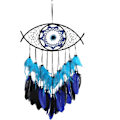 Miniatyrbilde 1 av 4: 1 stk. Devil Eye Tapestry Dream Catcher Tapestry Boho Håndlaget Macra