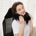 Miniatyrbillede 3 af 5: (Sort) Rejse Nakkepude, Bedste Memory Foam Flypude til