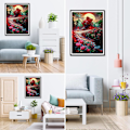 Pikkukuva 3 / 5: (36) 4 kappaletta DIY Diamond Painting Joulusetti, 5D Joulu Kirjonta