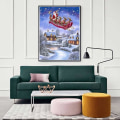 Miniatyrbilde 3 av 5: （11）DIY Diamantmaleri Julekit, 5D Julebroderi D