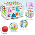 Miniatyrbillede 3 af 5: Form Sorter Legetøj Baby 6 12 18 Måneder 1 År Gammel, Sensorisk Montesso