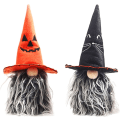 Miniatyrbillede 1 af 5: 2 stk. Halloween-nisser plys Halloween Tomte Nisse Genome Deco