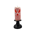 Miniatyrbilde 2 av 3: 12 stk (Hvit) Halloween Flammeløse Lys, Lysende Gresskar Ha