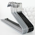 Miniatyrbillede 2 af 4: 35cm 2 stk, grå, skridsikker metal PVC-belagt bøjle tyk tempe