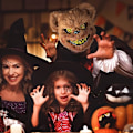 Miniatyrbild 3 av 5: Halloween Mask Läskig Björnmask, Skräckdjur Ansiktsmasker för Vuxna