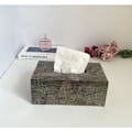 Miniatyrbillede 2 af 4: Rektangulær B-formet skaldyrspapirservietbeholder