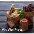 Miniatyrbilde 5 av 5: Sterke papirposer i kraftpapir, brukt som poser, papirposer, poser; pa