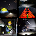 Miniatyrbillede 5 af 5: Bærbar projektør, genopladelig LED-projektør, 3 lysstyrkemodus