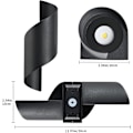 Pikkukuva 5 / 5: LED-seinävalaisin sisä- ja ulkokäyttöön, 10 W 6000 K:n viileän valkoinen seinävalaisin, tila