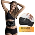 Miniatyrbillede 2 af 4: Abdominal Stimulator Benmaskine Abdominal Shaper Bælte Bærbar