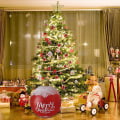 Miniatyrbild 2 av 5: Uppblåsbar julkula, färgbeständig PVC uppblåsbar jultomte B