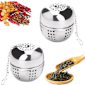 Miniatyrbillede 1 af 5: 2 stk. rustfrit stål te-infuser te-infuser, te-infuser te