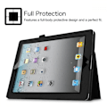 Miniatyrbillede 5 af 5: Sort Monokrom minimalistisk beskyttelsescover til iPad Air, iPad Ai