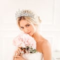 Miniatyrbilde 2 av 5: 1 stk krystalltiara krone, barokk dronning krone sølv bryllup tiara