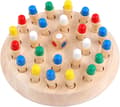 Minnesspel, Montessori leksaker 4 år, brädspel, minnesspel