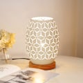 Miniatyrbillede 1 af 5: (Geometrisk form) Metal Lampshade Sengebordslampe Træ Bas