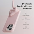 Pikkukuva 2 / 3: iPhone16pro vaaleanpunainen puhelimen kuori, pehmeä silikonikuori, ultraohut ja