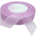 Miniatyrbillede 3 af 3: 1 stk. skinnende dekorativ organdy organza bånd - 20mmx45meter - Orkide