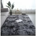 Miniatyrbilde 1 av 5: Shaggy stueteppe - 60 x 120 cm - Mørkegrå - Polyfiber