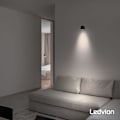 Miniatyrbillede 5 af 5: LED Udendørs Væglampe - Sort - Terning - Firkant - 1x GU10 Down - W