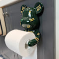 Miniatyrbild 2 av 5: Våldsam björn badrum toalettpappershållare väggmonterad pappersrulle