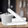 Pikkukuva 1 / 5: 2 kpl jousi wc-paperitelineitä telanvaihtoon, valkoinen