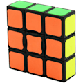 Pikkukuva 1 / 5: 1x3x3 Magic Cube Floppy 1x3x3 Magic Cube 133 Speed ​​Cube Musta