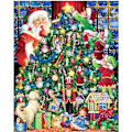 Miniatyrbild 1 av 3: Julstjärna, 1000 bitars pussel jul papper explosion trans