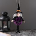 Miniatyrbilde 4 av 5: 4 Halloween Bar Dekorasjon Gresskar Heks Dukke Anheng Halloween P