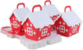 50-pack julpapperspresentaskar - Husformade godisaskar - C